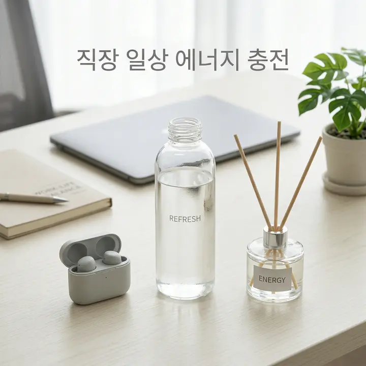 직장인을 위한 에너지 충전소 소셜 미디어 사진 4장 — 4