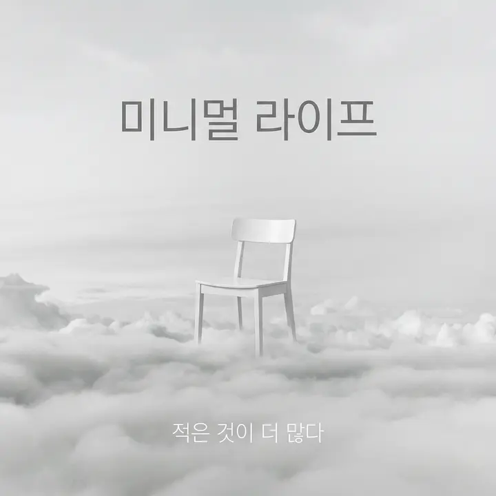 탈물질화 미니멀 라이프 소셜 미디어 이미지 — 3